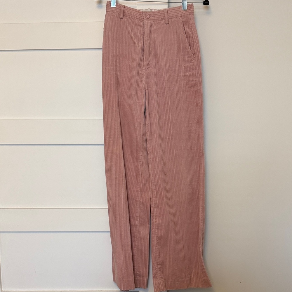 H&M Women's Pink Corduroy Pants
